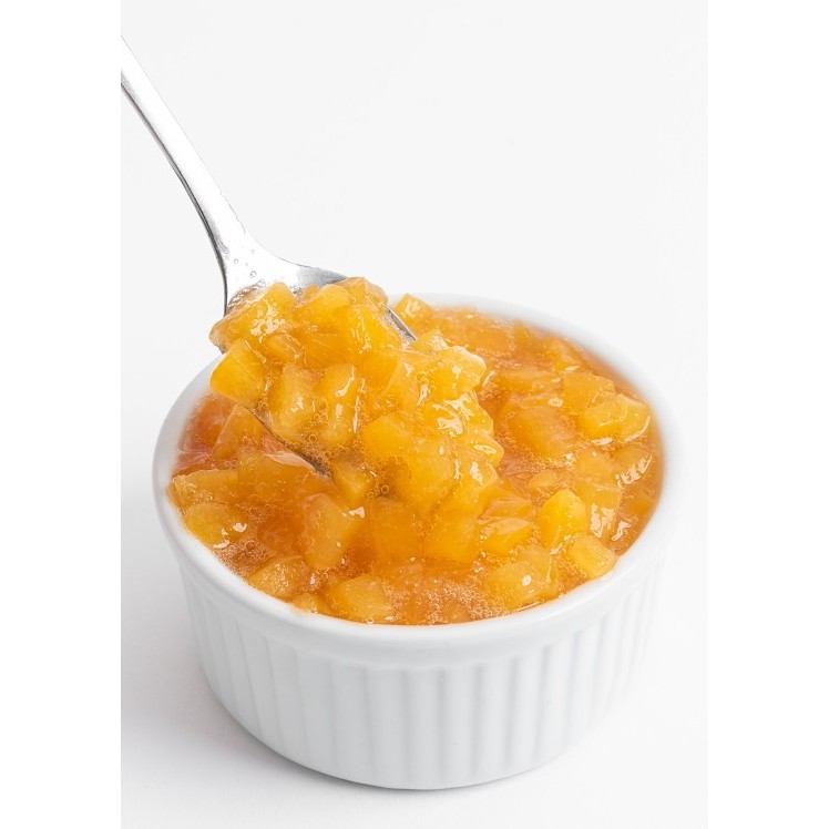 OREGON FRUIT CO. PEACH DICED POURABLE FRUIT FROZEN