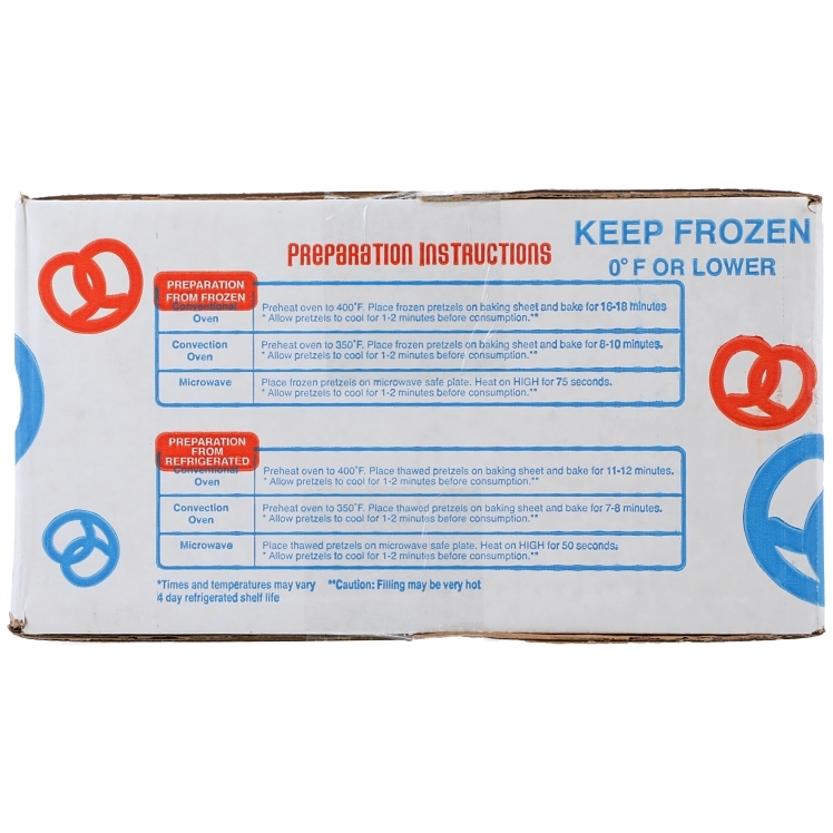 SUPERPRETZEL PRETZEL SOFT SWEET CHEESE CREAM FILLED