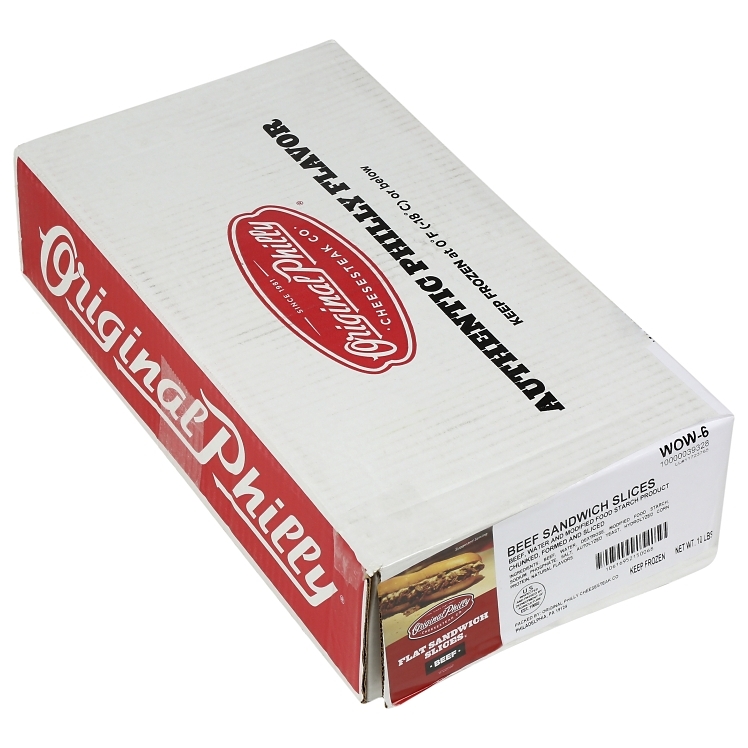 PHILADELPHIA CHEESESTEAK 6 OZ. PHILLY MEAT