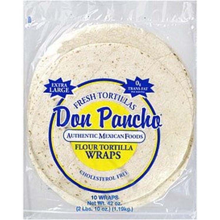 Don Pancho 12 Gordita Flour Tortilla 10 ct