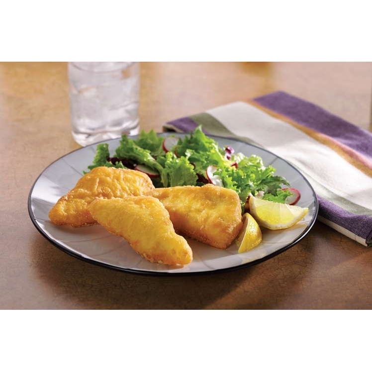 ICELANDIC COD FISH IN ENGLISH STYLE BATTER