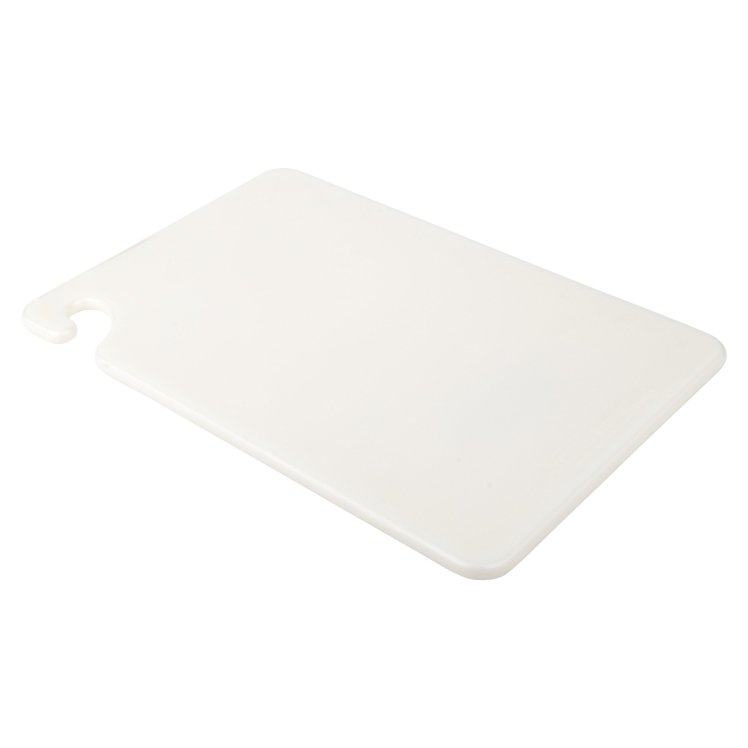 KATCHALL PLASTIC CUTTING BOARD 12X18X0.5 INCH WHITE