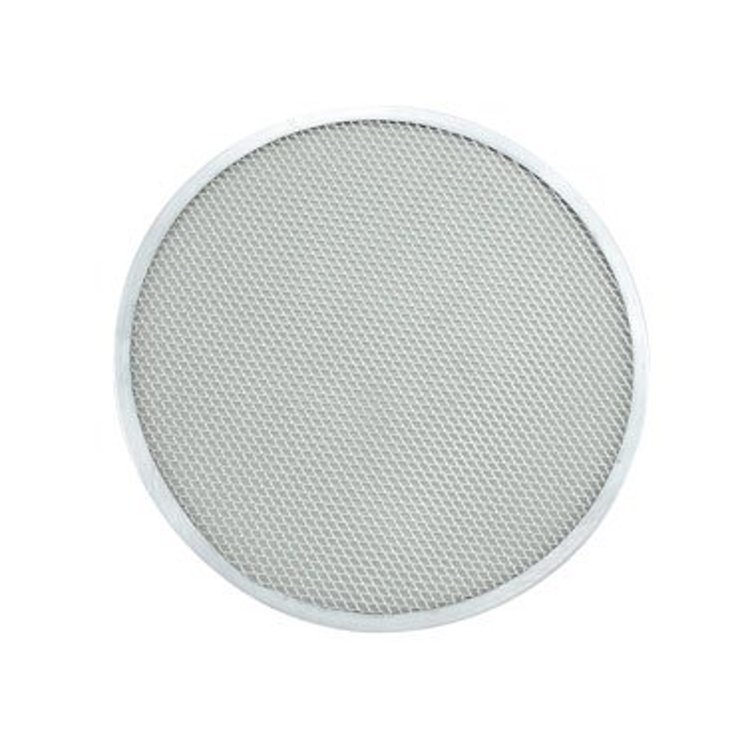 WINCO SCREEN, PIZZA 8 INCH ALUMINUM SEAMLESS ROUND