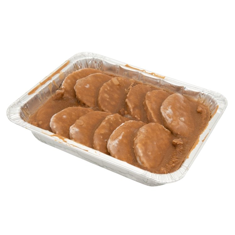MOLLY'S KITCHEN BEEF, SALISBURY STEAK PATTY IN GRAVY COOKED
