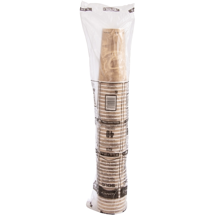 SOLO CUP DART HOT CUP PAPER MISTIQ 20 OZ 420MS USE 316 LIDS
