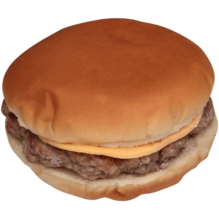 BALL PARK HOT N READY FROZEN BEEF FLAME BROILED CHEESEBURGER INDIVIDUALLY WRAPPED