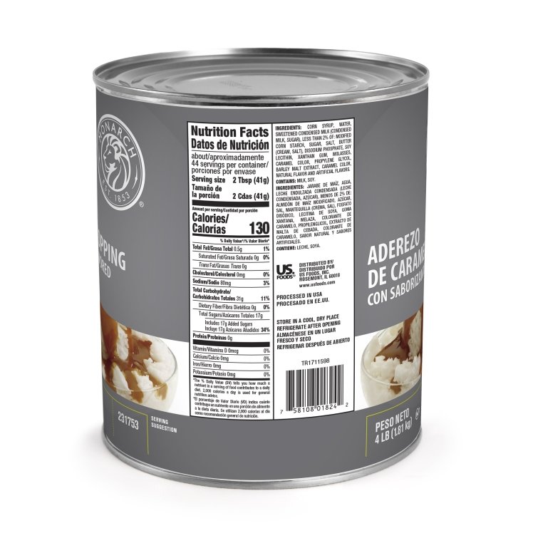 MONARCH READY-TO-USE CARAMEL TOPPING