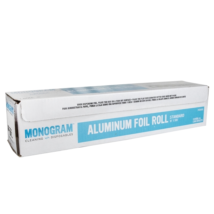 MONOGRAM STANDARD ALUMINUM FOIL 18 INCH X 500 FEET