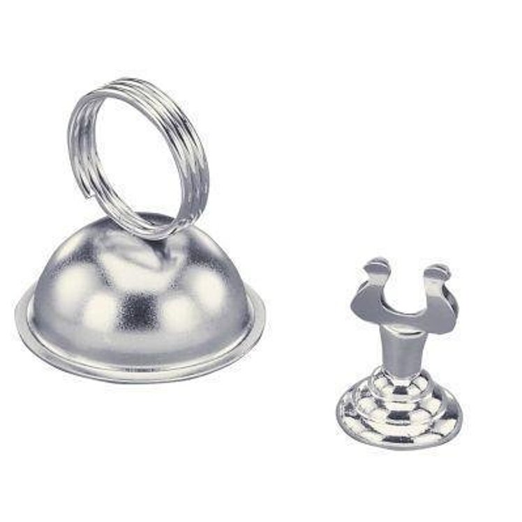 VALU PLUS HOLDER MENU CARD 2.5 INCHES HIGH STAINLESS STEEL