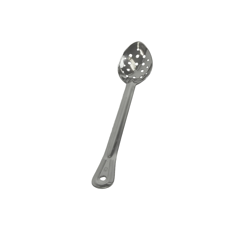 VALU PLUS STAINLESS STEEL SERVING SPOON PERFORATED 15 INCH WITH
