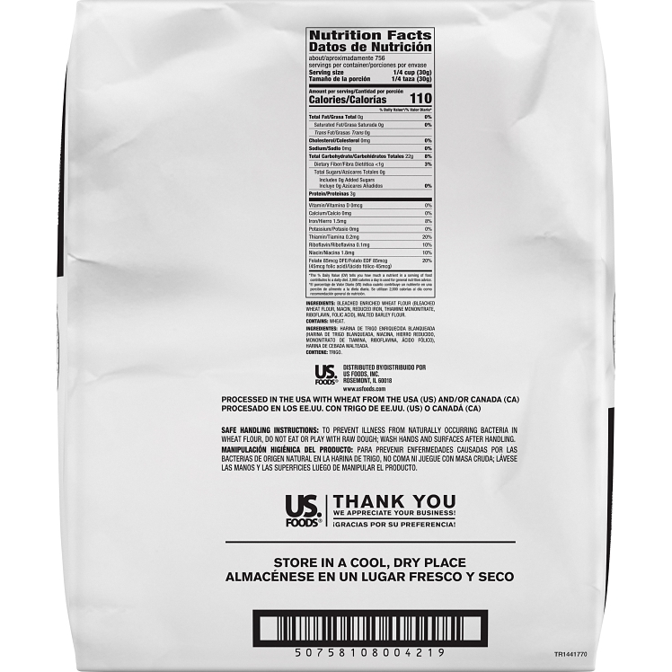 MONARCH WHEAT ALL PURPOSE FLOUR - HOTEL AND RESTAURANT