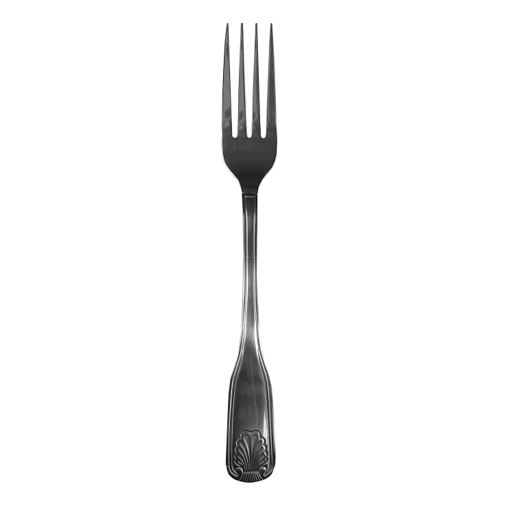 SUPERIOR / CES FORK, DINNER SHELL 18/0 STAINLESS STEEL HEAVYWEIGHT