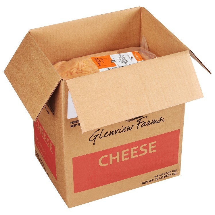 GLENVIEW FARMS CHEESE MILD CHEDDAR CHEESE FEATHER