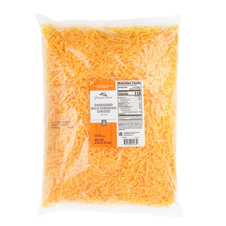 GLENVIEW FARMS CHEESE MILD CHEDDAR CHEESE FEATHER