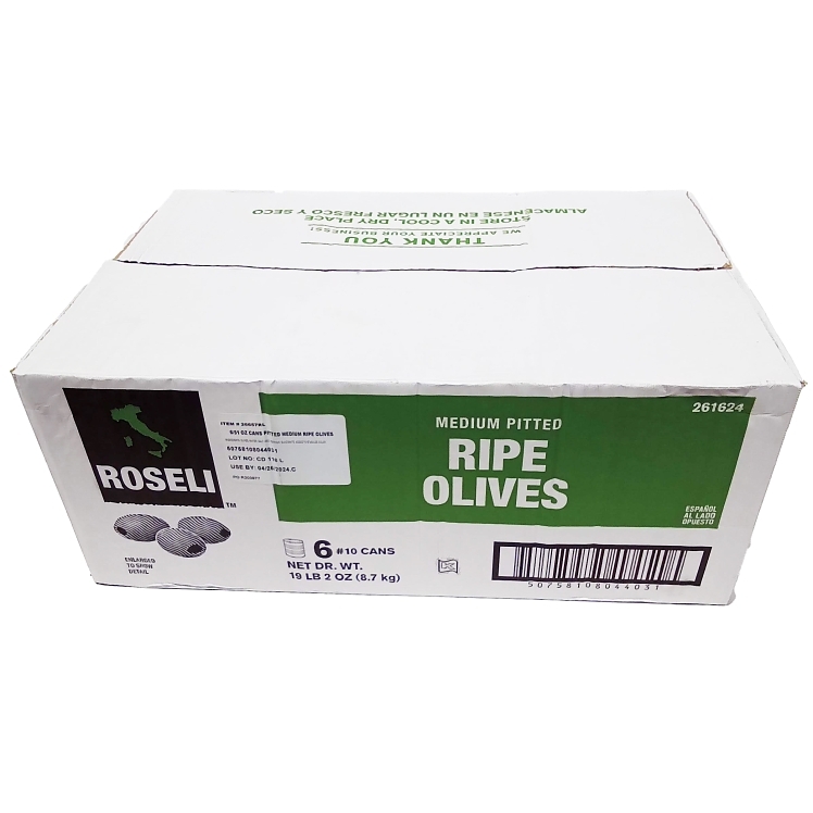 ROSELI PITTED MEDIUM IMPORTED CAN OLIVE