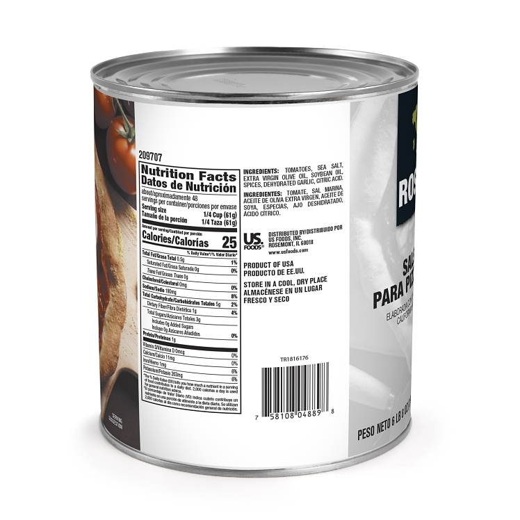 ROSELI PIZZA SAUCE TOMATO CAN SHELF