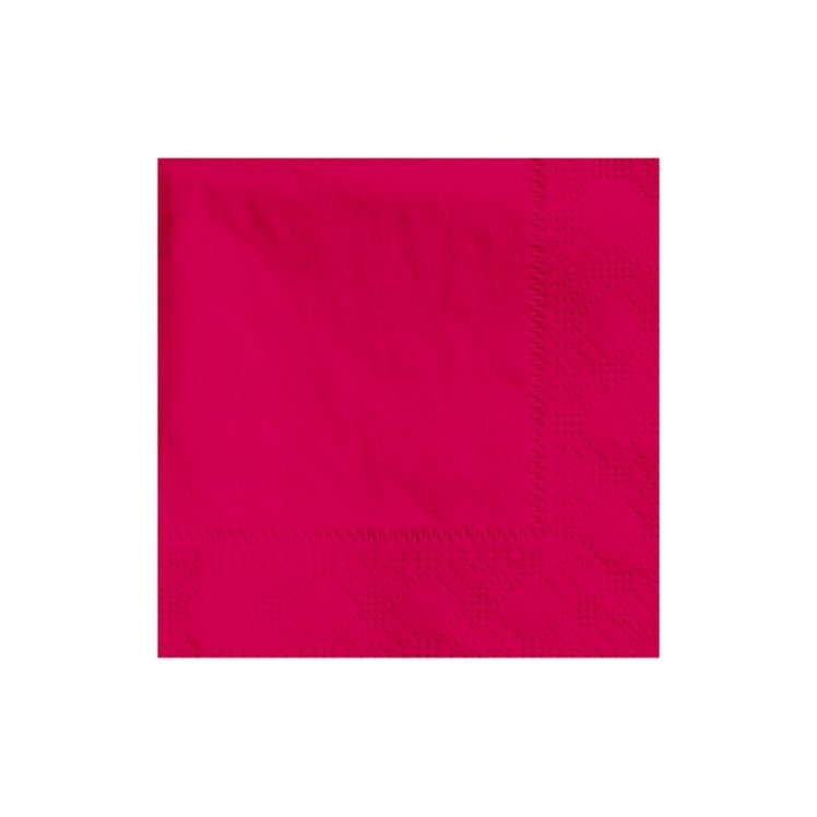 NAPKIN, BEV RED 9.5X9.5 2 PLY