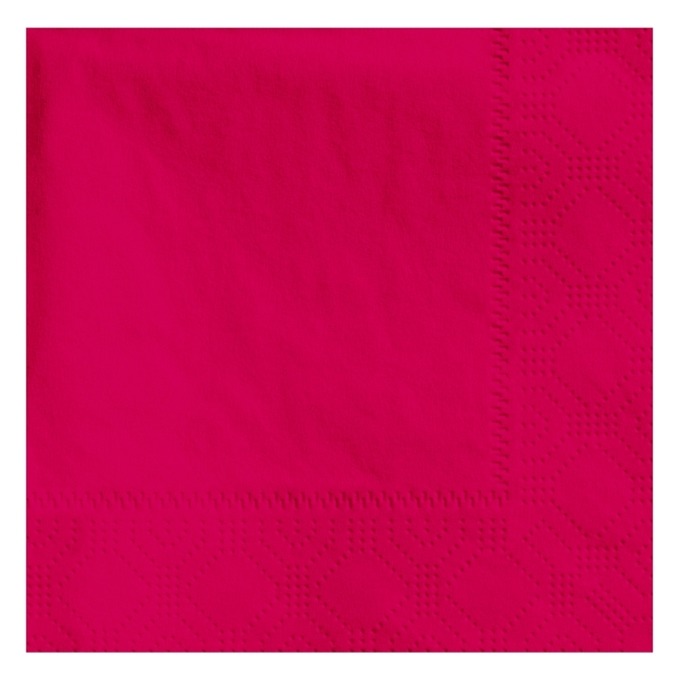 NAPKIN, BEV RED 9.5X9.5 2 PLY