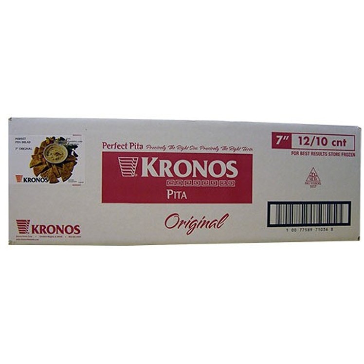 KRONOS PERFECT WHITE PITA BREAD 7 FROZEN