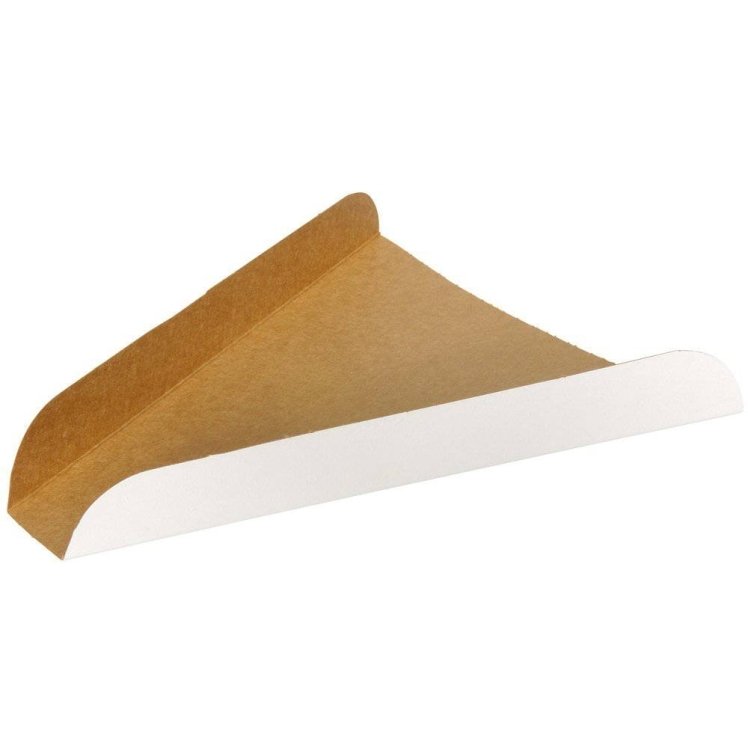 DIXIE FOODSERVICE WHITE PIZZA SLICE BOX 6.5 X 7 X 1.32 INCH