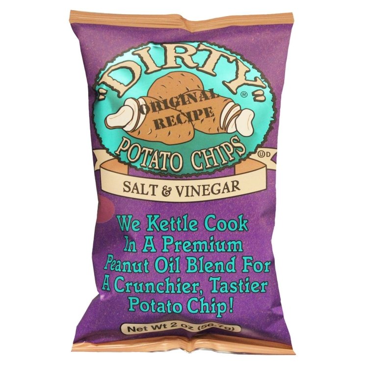 DIRTY'S POTATO CHIPS POTATO KETTLE SEA SALT