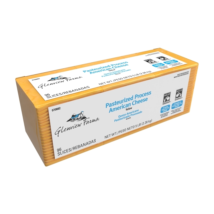 GLENVIEW FARMS AMERICAN PROCESSED CHEESE 96 SLICES
