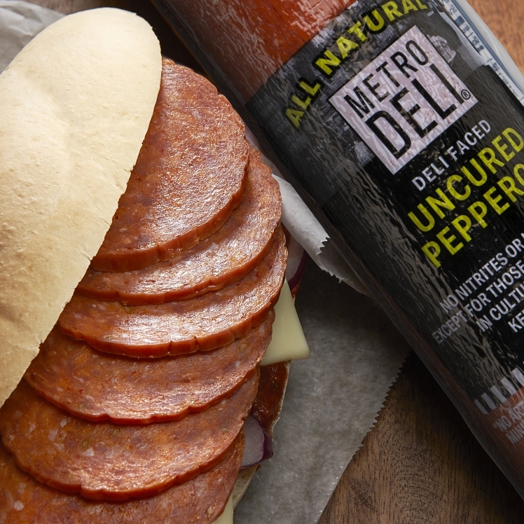 METRO DELI PORK AND BEEF PEPPERONI STICK 2.75 INCH