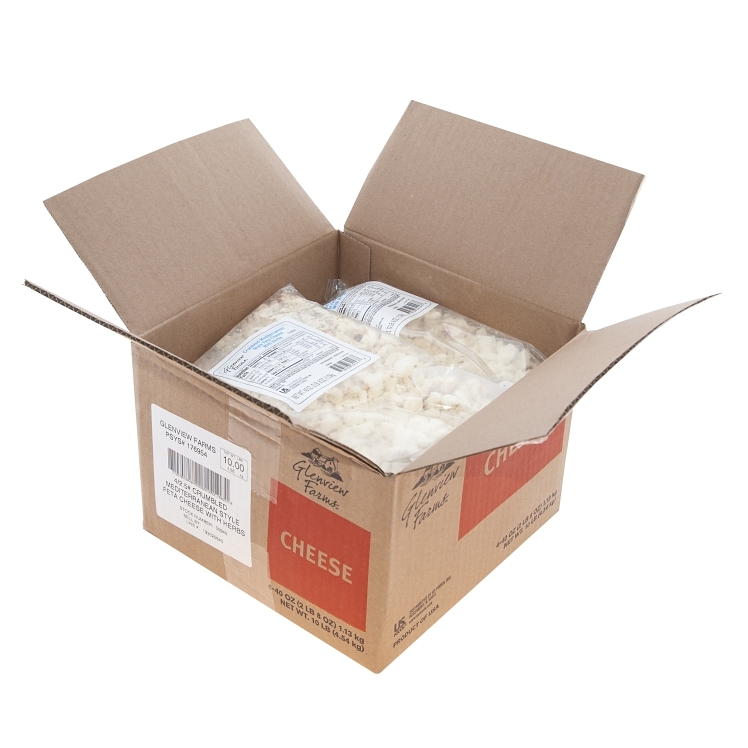 GLENVIEW FARMS CHEESE FETA CRUMBLES MEDITERRANEAN