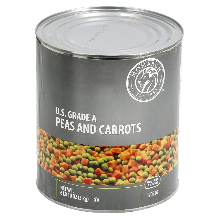 MONARCH-D VEGETABLE MIX, PEA & CARROT FANCY