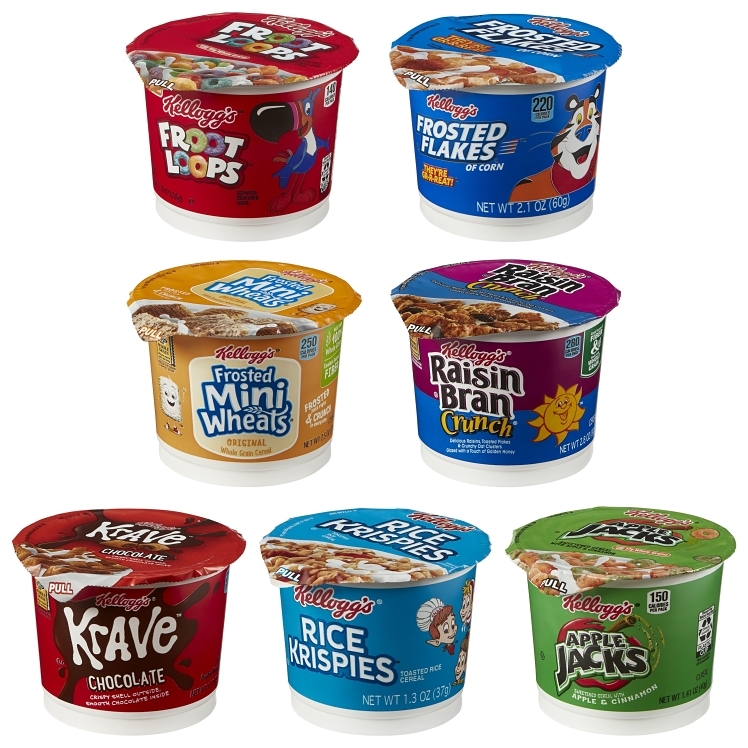 KELLOGGS / WK ASSORTED FAVORITE CUP SPRING SIZE CEREAL