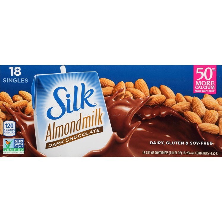 SILK MILK SUBSTITUTE ALMOND DARK CHOCOLATE ASPTC