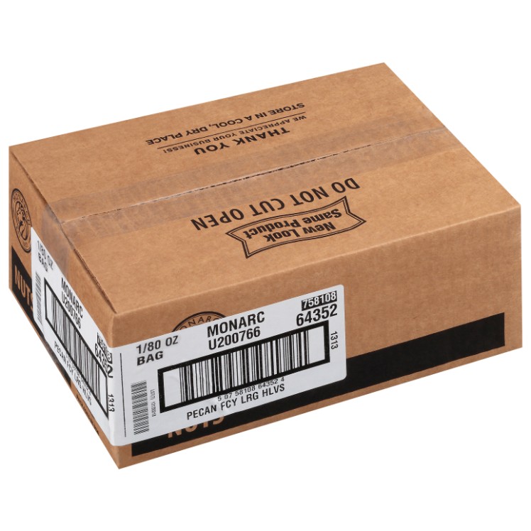 MONARCH PECAN HALF LARGE FANCY UNSALTED RAW