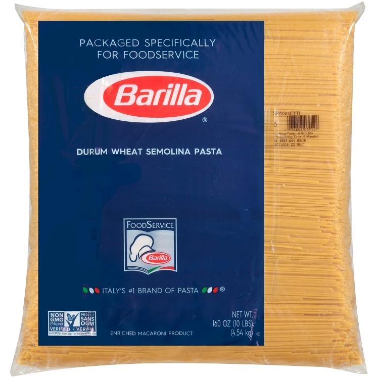 BARILLA PASTA DRY SPAGHETTI 10 LB