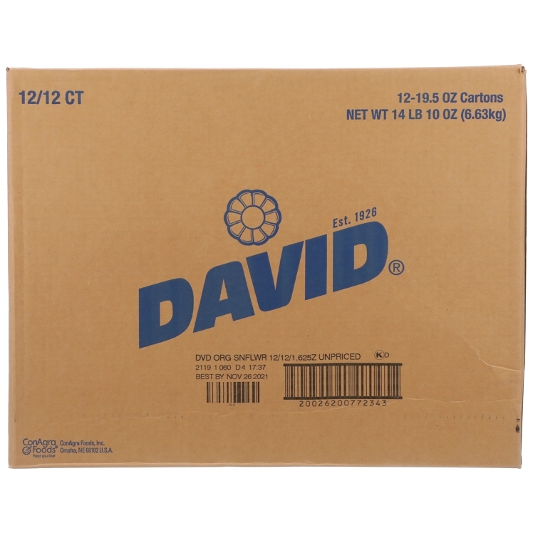 ORIGINAL DAVID & SON SUNFLOWER SEEDS ORIGINAL