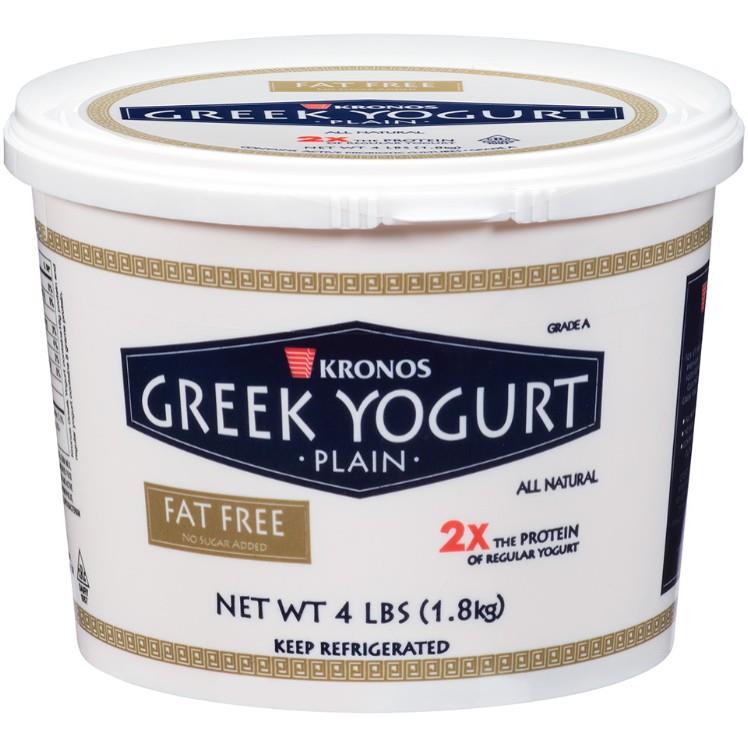 KRONOS CENTRAL PRODUCT GREEK YOGURT PLAIN TUB