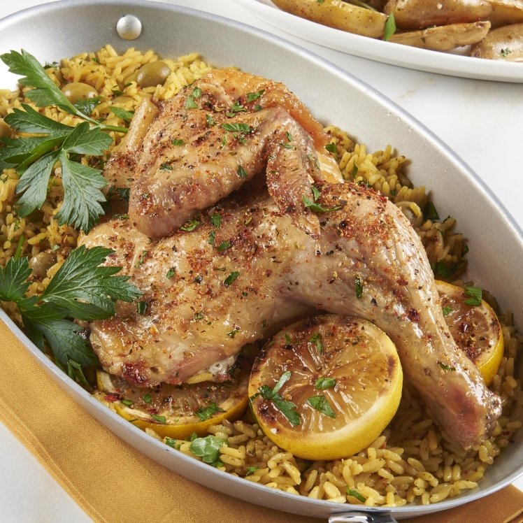 Patuxent Farms Half Chicken Skin On Raw 16 head