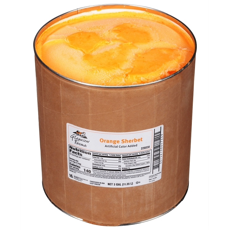 GLENVIEW FARMS ORANGE SHERBET