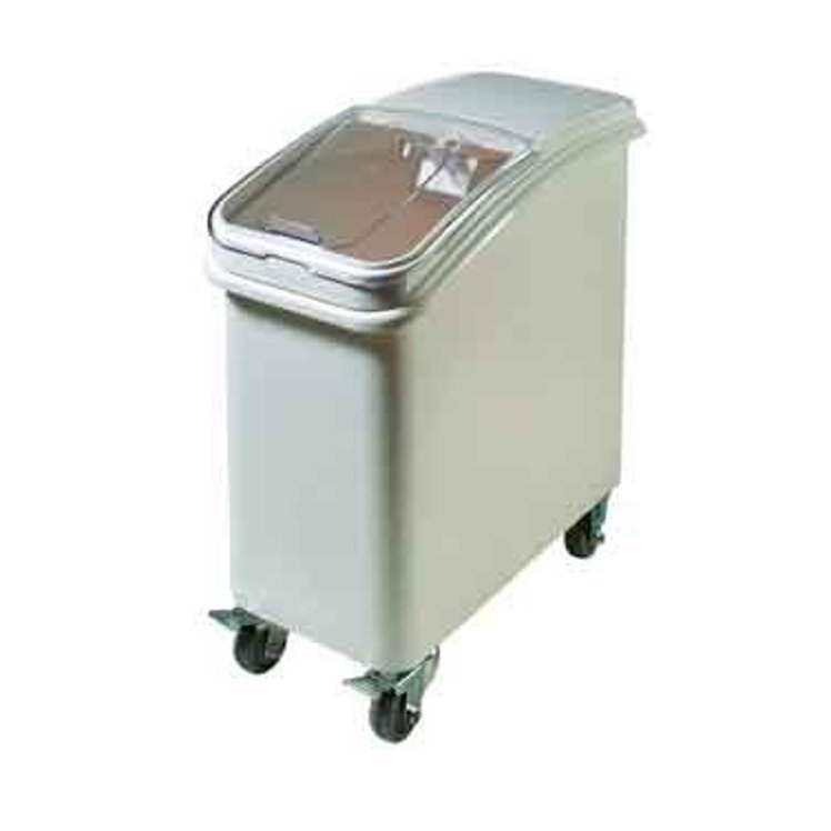 BIN, INGRD 21 GAL PLYLN WHT W/