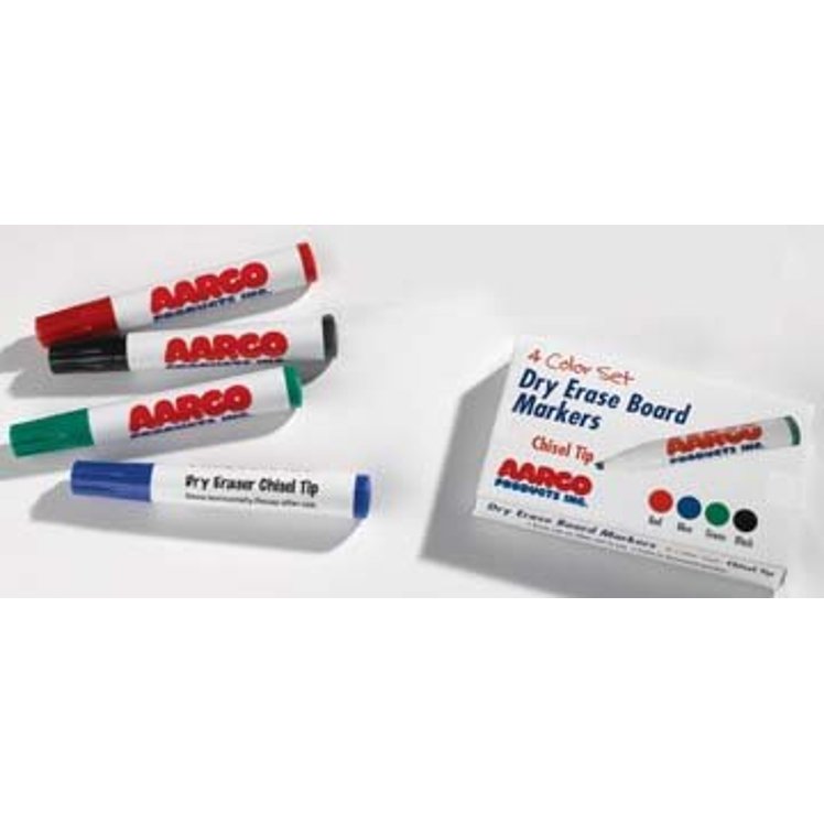 AARCO PRODUCTS INC MARKER DRY ERASE SET OF 5