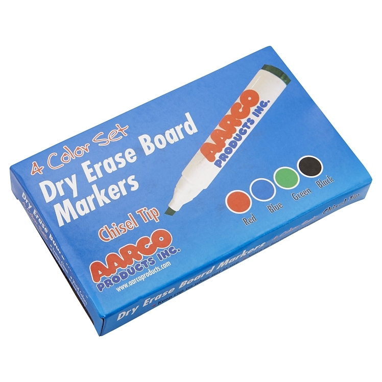 AARCO PRODUCTS INC MARKER DRY ERASE SET OF 5