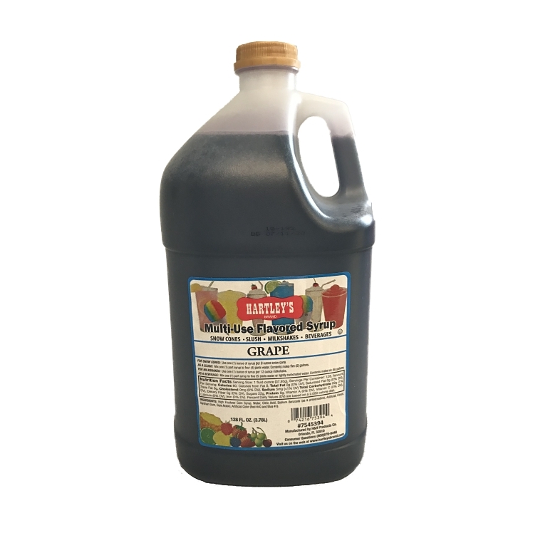 HARTLEYS GRAPE FOUNTAIN SYRUP