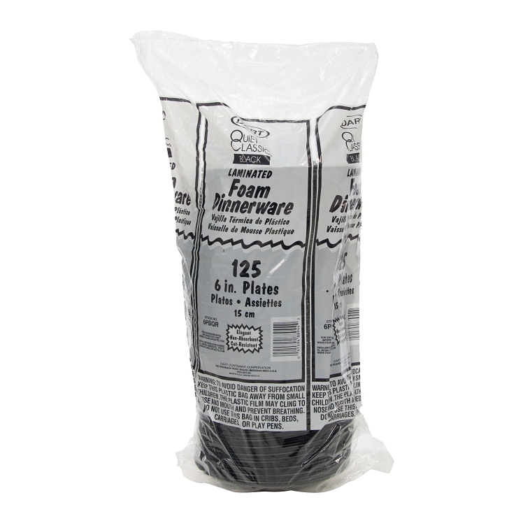 DART 6 1 CPMT BLACK FOAM PLATE