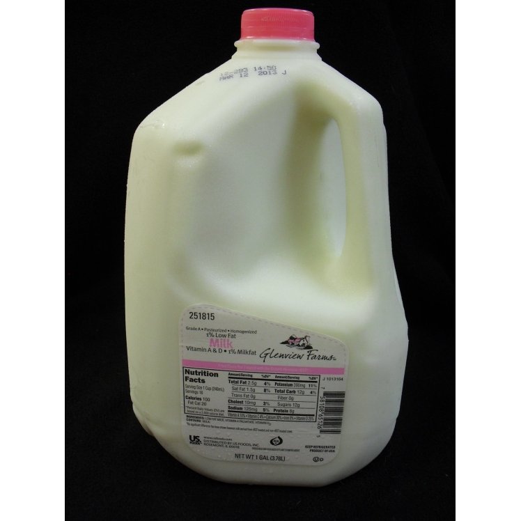 GLENVIEW FARMS MILK 1% LOW FAT