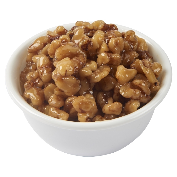 MONARCH TOPPING WALNUT PIECES IN MAPLE SUGAR