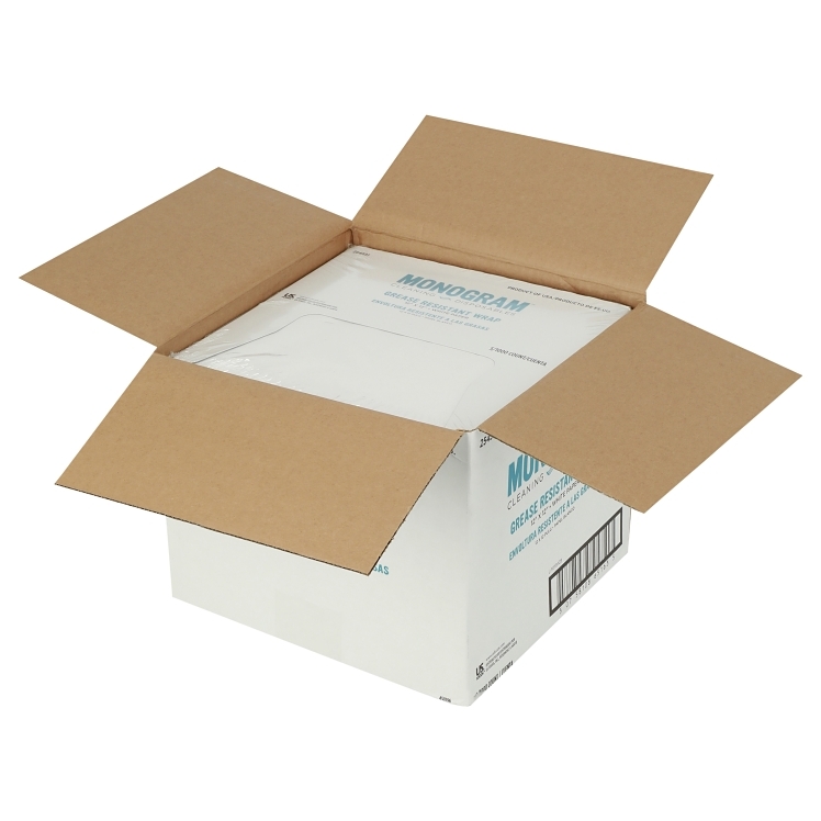 BAGCRAFT DRY WAX SANDWICH WRAP 12X12 INCH WHITE