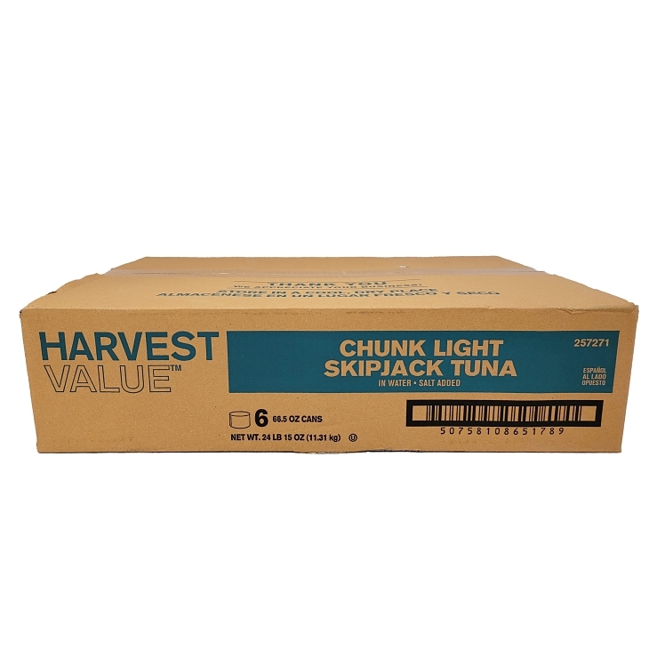 HARVEST VALUE LIGHT SKIPJACK CHUNK IN TUNA