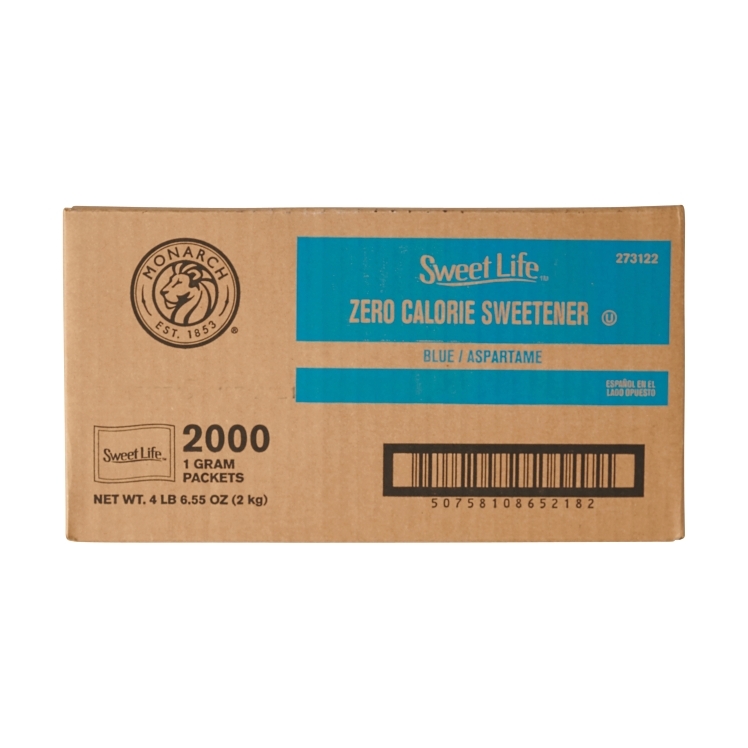 MONARCH ZERO CALORIE SWEETENER BLUE ASPARTAME