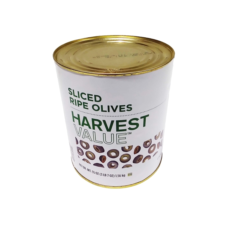 HARVEST VALUE RIPE SLICED OLIVES
