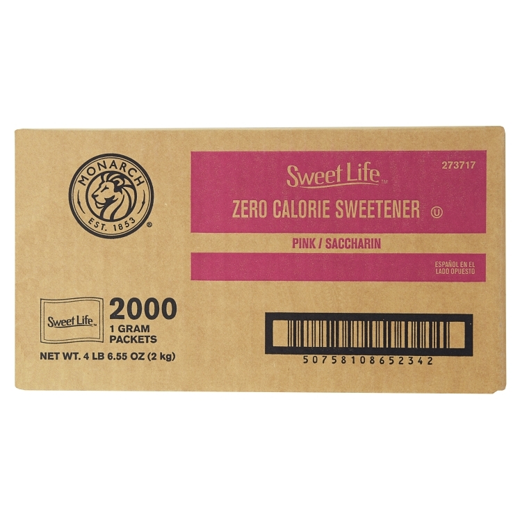 US FOODS  - SWEET LIFE MONARCH SACCHARIN ZERO CALORIE PINK SWEETENER