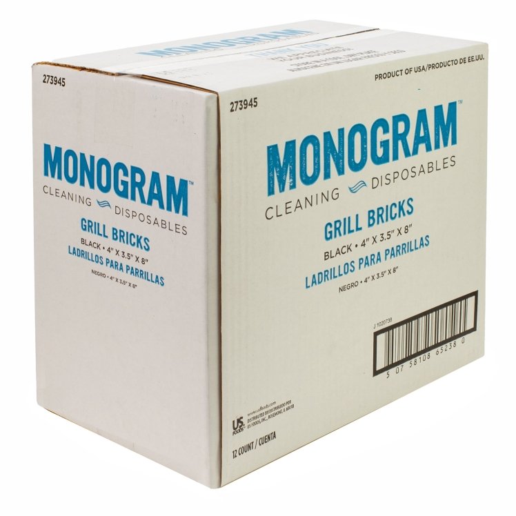 MONOGRAM GRILL BRICK 4X3.5X8 GLASS DUST